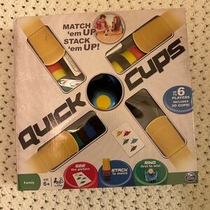 Quick Cups Family Game; Excellent Condition; Recommended age 6+